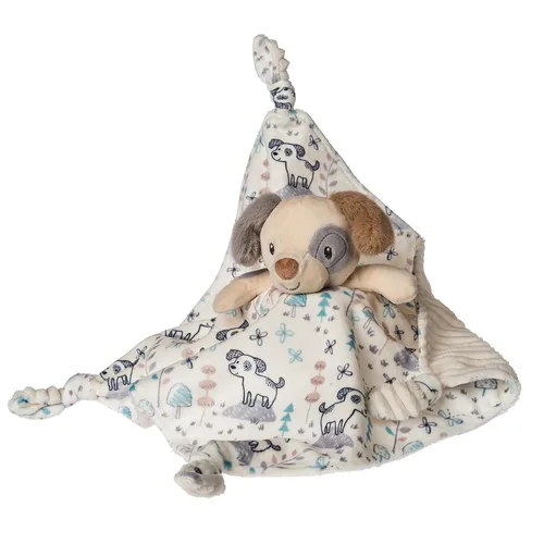 Miniatura 4 de Mary Meyer Manta de seguridad de animales de peluche, 13 x 13 pulgadas, cachorro chispeante