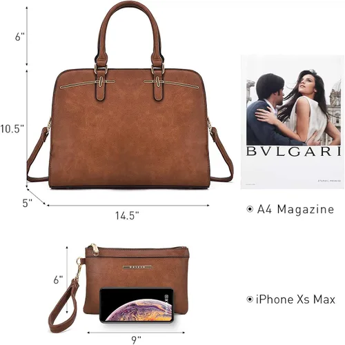 Miniatura 3 de Dasein - Bolsa de mano para mujer con 3 compartimentos