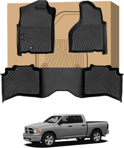 Miniatura 55 de Tapetes de suelo Peleus para Mercedes-Benz Sprinter 2500/3500 2025-2019, solo para furgoneta de carga, forros personalizados de goma TPE para todo