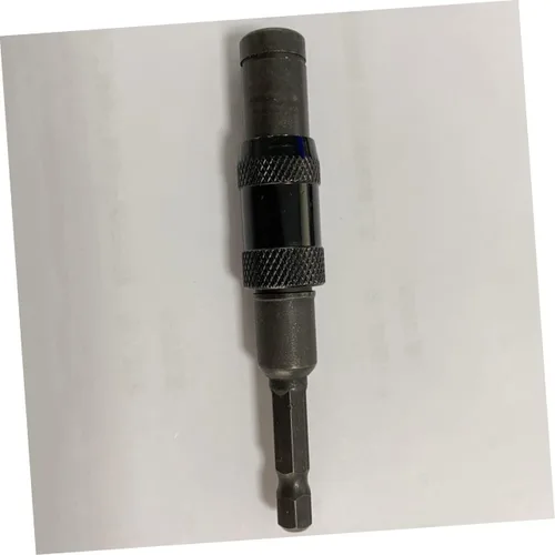 Miniatura 9 de TEHAUX Soporte de punta de poste magnético universal para broca de broca, soporte magnético para brocas, eje de extensión de broca, acero cromado