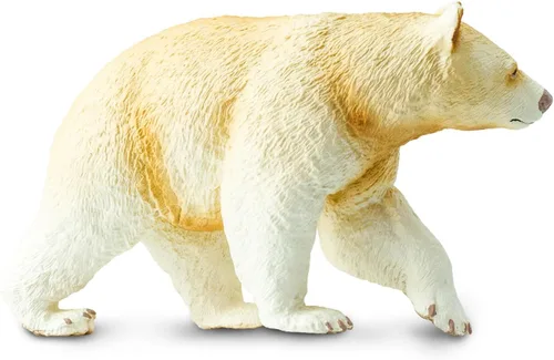 Miniatura 4 de Safari Ltd. Kermode - Figura detallada de oso espiritual de 4.5 pulgadas, juguete educativo para niños, niñas y niños a partir de 3 años