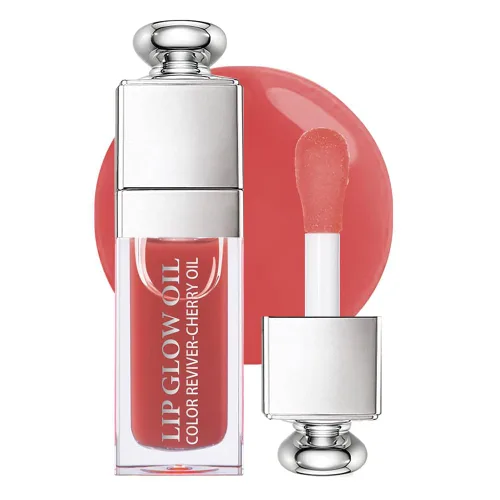 Miniatura 12 de GECOMO Aceite hidratante que brilla para labios, aceite hidratante para labios brillante, aceite nutritivo para labios transparente brillante, 017-#