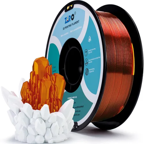 Miniatura 29 de ZIRO Filamento PLA fluorescente de 0.069 pulgadas, luminoso solo por luz UV, filamento de impresora 3D de efecto brillante, carrete de 2.2 libras