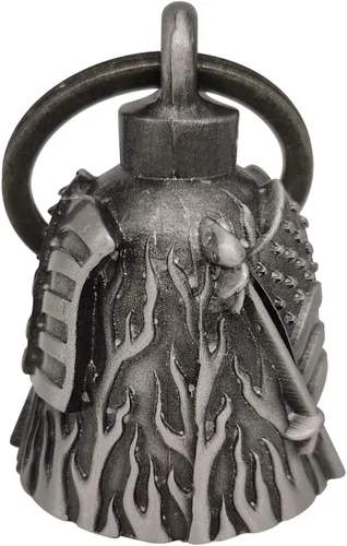 Miniatura 2 de Campana de motocicleta con colgador para motociclista, campanas de motociclista de buena suerte y accesorios de motocicleta, campana de la suerte