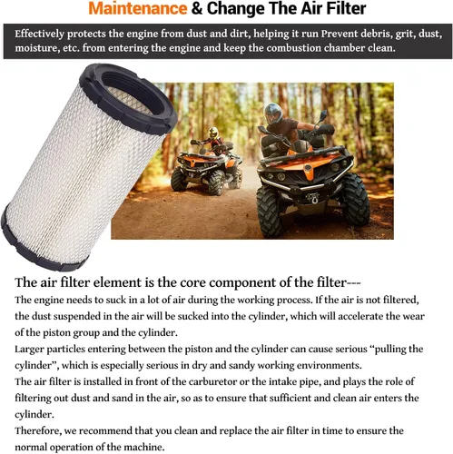 Miniatura 7 de 715900394 Filtro de Aire para Can Am Defender HD5 HD8 HD7 HD9 HD10, Defender Max HD8 HD10, Maverick Trail 1000 800 700 800R, Commander 700 Maverick