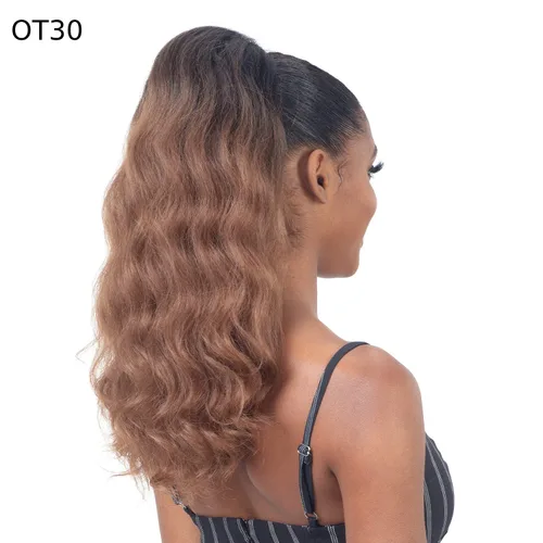 Miniatura 4 de FreeTress Equal Wig Cola de caballo Natural Me Natural Onda suelta (2)