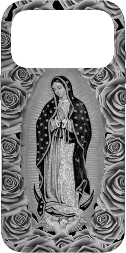 Miniatura 21 de Funda para iPhone 14 Pro Max Our Lady Virgen De Guadalupe Virgen María Floral