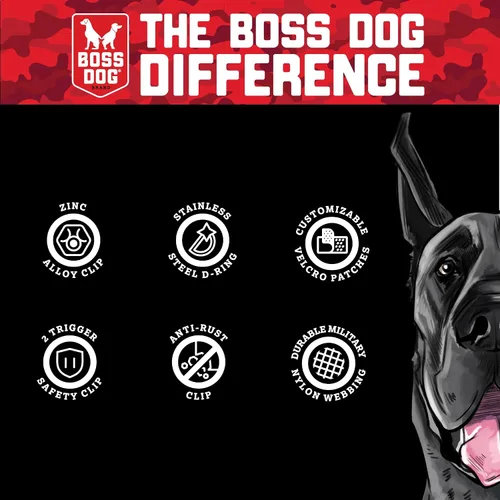 Miniatura 4 de Boss Dog Arnés táctico, negro, pequeño