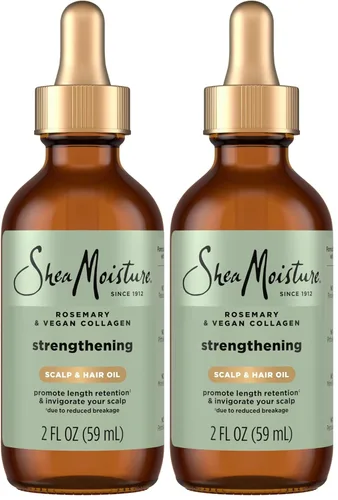 Miniatura 10 de Aceite para el cuero cabelludo y el cabello Shea Moisture de romero y vegano colágeno para proteger el cuero cabelludo y fortalecer el cabello