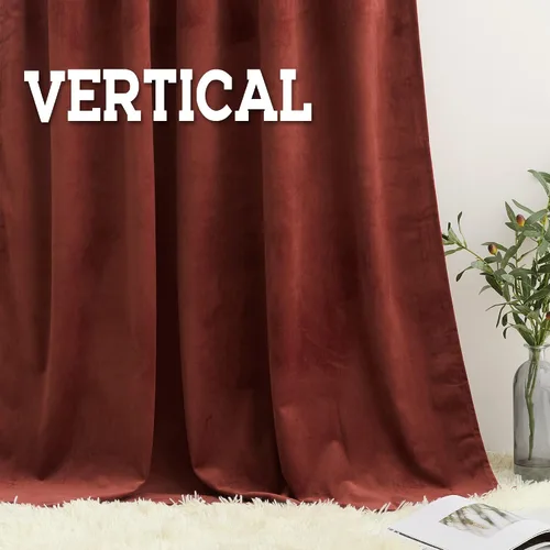 Miniatura 104 de RYB HOME Cortinas opacas de terciopelo para dormitorio, aislamiento térmico, privacidad, luz solar, bloqueo de calor, cortinas lujosas con bolsillo