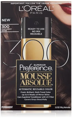 Miniatura 2 de L 'Oreal Paris Color de pelo Superior preferencia Mousse ABSOLUE 800 rubio medio puro