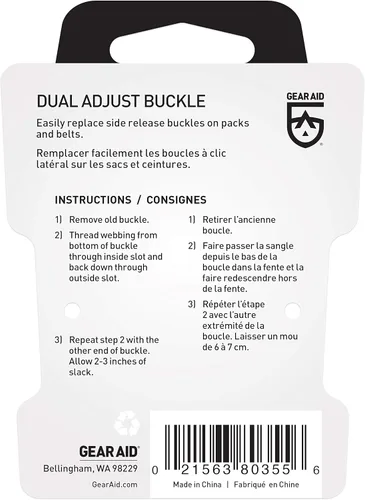 Miniatura 2 de GEAR AID Kit de hebilla de ajuste doble