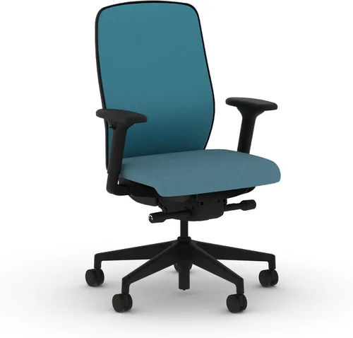 Miniatura 14 de HON Nucleus - Silla de trabajo con control avanzado de inclinación sincronizada, silla de oficina con soporte lumbar, brazos ajustables en altura