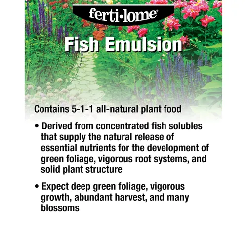 Miniatura 3 de Fertilome (10614) Fertilizante de emulsión de pescado 5-1-1 (1 galón)