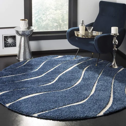 Miniatura 18 de SAFAVIEH Colección Florida Shag - Alfombra de acento de 2'3" x 4', color crema y beige, sin desprendimiento y de fácil cuidado, 1.2 pulgadas