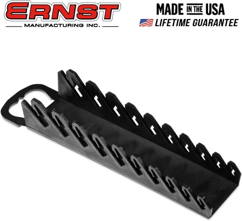 Miniatura 2 de Ernst Manufacturing - 5075 - Organizador de llaves rechonchas, 10 herramientas, color negro