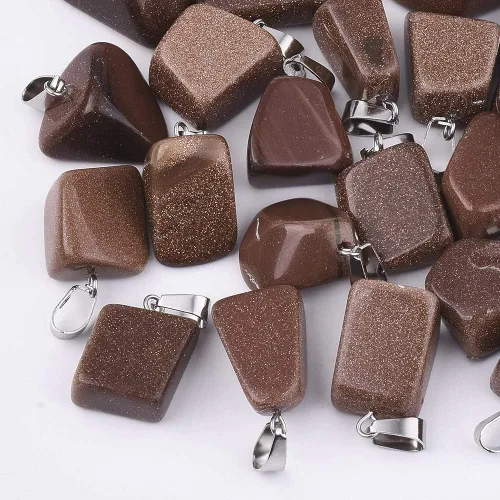 Miniatura 9 de Beadthoven - 24 dijes de piedras preciosas irregulares naturales, piedras curativas mixtas, chakras, reiki, pepita, piedras preciosas para hacer