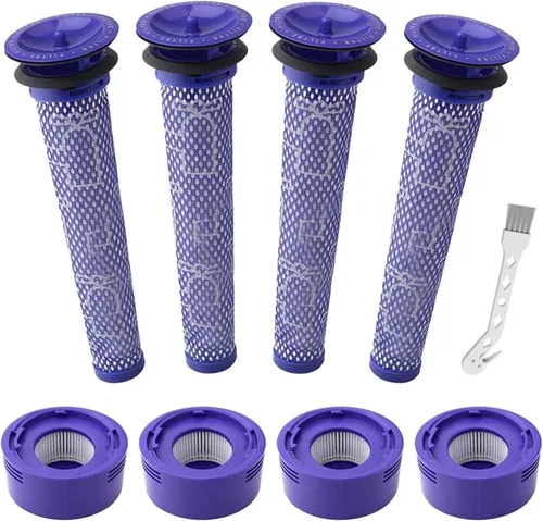 Paquete de 8 filtros de repuesto para aspiradora compatibles con Dyson V7, V8 Animal y V8 Absolute Cordless Vacuum 3 Post/3 Pre Filter (Color : 8 8