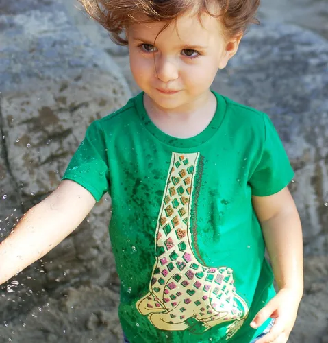 Miniatura 5 de Become a Land Animal or Character Super Soft Short Sleeve Tee for Baby, Infant + Toddler (06M-6T)