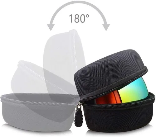 Miniatura 3 de Caja de gafas deportivas grandes grandes, caja de gafas de nieve y snowboard de esquí, soporte de almacenamiento de gafas deportivas