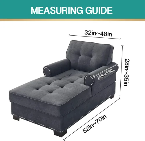 Miniatura 2 de ele ELEOPTION Funda para sillón con brazo elástico para sofá para perros y mascotas, muebles de dormitorio, funda para sofá diván, lavable