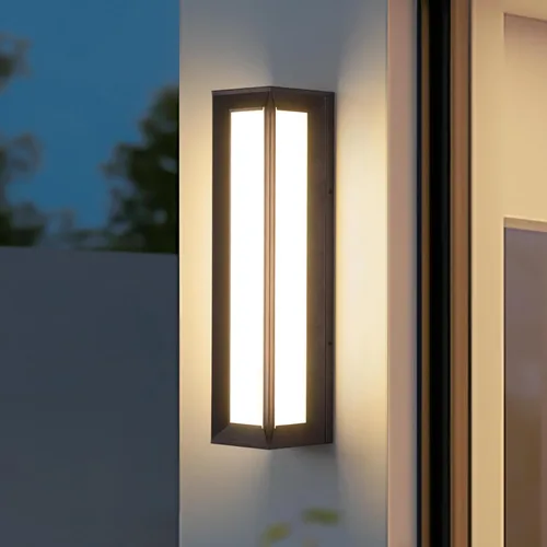 MVBT Luces de pared para exteriores, aplique de pared grande de 26 pulgadas para casa, 3000 K LED para puerta delantera exterior, montaje en pared,