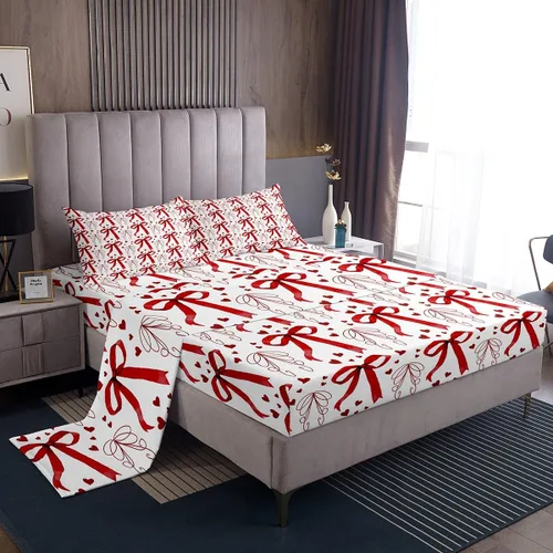 Miniatura 43 de Manfei Juego de sábanas de acuarela floral tamaño individual, juego de ropa de cama con flores botánicas, juego de sábanas de dibujos animados