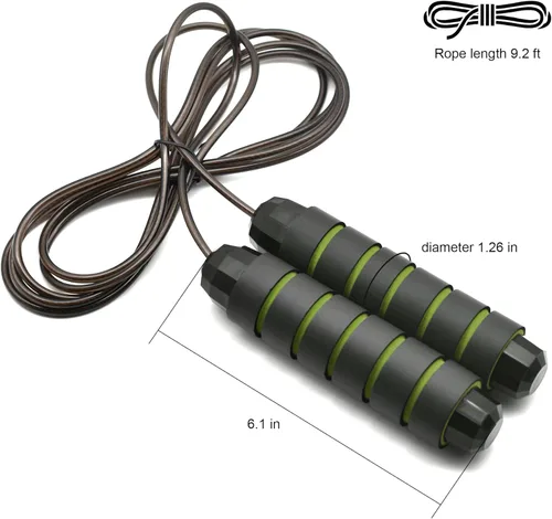 Miniatura 2 de BOOMIBOO Cuerda de Saltar, Cuerdas de Saltar Ajustables, Cuerda de Saltar Sin Enredos de Velocidad Rápida con Rodamientos de Bolas para Mujeres