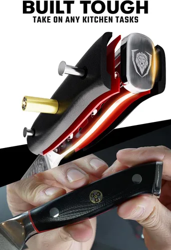 Miniatura 5 de Dalstrong Shogun Series - Juego de cuchillos de pelar, 3 piezas, cuchillo japonés de acero de Damasco, 3.5 pulgadas, pico de pájaro de 3 pulgadas