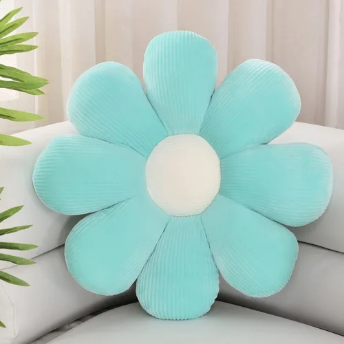 Miniatura 13 de sioloc Almohada de Flor, Almohada Decorativa con Forma de Flor Cojín de Trasero Cojín de Suelo, Cojín de Asiento, Decoración Bonita de Habitación