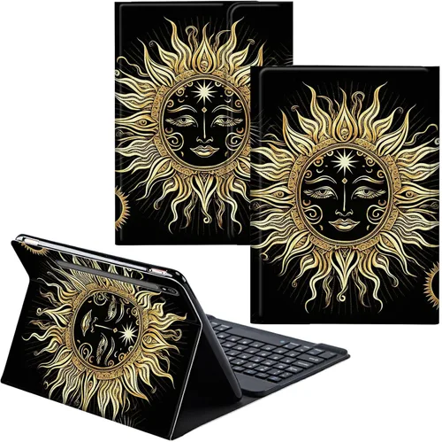 Miniatura 54 de Funda para Samsung Galaxy Tab S6 Lite 2022/2020 Teclado inalámbrico desmontable y cubierta de cuero PU Funda protectora para tableta para Samsung