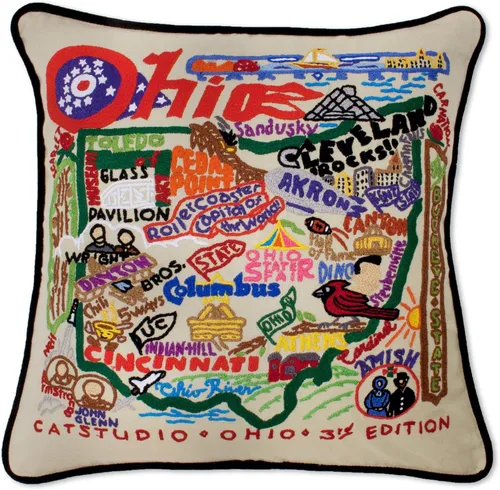 Miniatura 149 de Catstudio Almohada decorativa bordada a mano de Texas