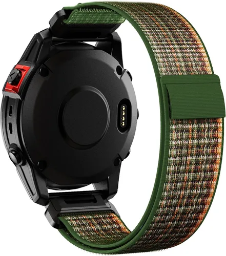 Miniatura 14 de Correa de reloj de nailon compatible con Fenix 8/8 Pro de 1.77 pulgadas/7/6/6 pro/ 5/5 Plus, bandas de reloj resistentes de 0.866 pulgadas