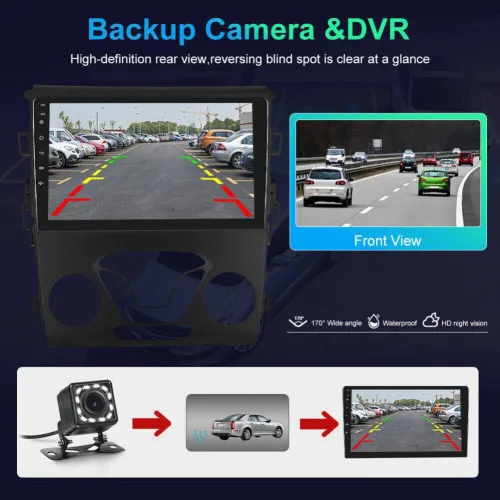 Miniatura 5 de Android 13.0 Doble DIN estéreo para coche para Ford Fusion 2013-2016 9 pulgadas HD pantalla táctil audio multimedia receptor con Carplay Android