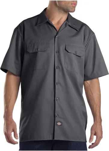 Miniatura 4 de Dickies Camisa de trabajo de sarga flexible de manga corta para hombre