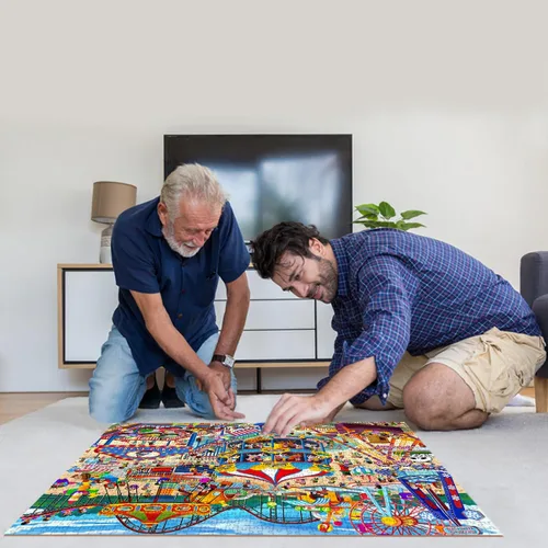 Miniatura 6 de Rompecabezas para adultos de 1000 piezas para adultos, rompecabezas de 1000 piezas, 1000 piezas, parque de atracciones