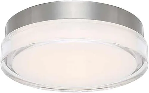 Miniatura 9 de WAC Lighting dweLED, Dot 6in LED Round Flush Mount 3000K en negro