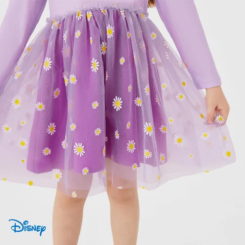 Miniatura 5 de Disney Vestido de tul de malla de manga larga para niña de 2 a 6 años