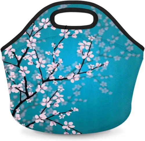 Miniatura 8 de Bolsas de almuerzo de neopreno con estampado de camuflaje para mujeres, bolsas de almuerzo, lavables, aisladas, para el trabajo, picnic, Camouflaje