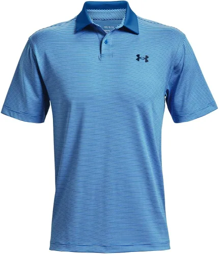 Miniatura 4 de Under Armour Performance - Camiseta de golf tipo polo a rayas para hombre
