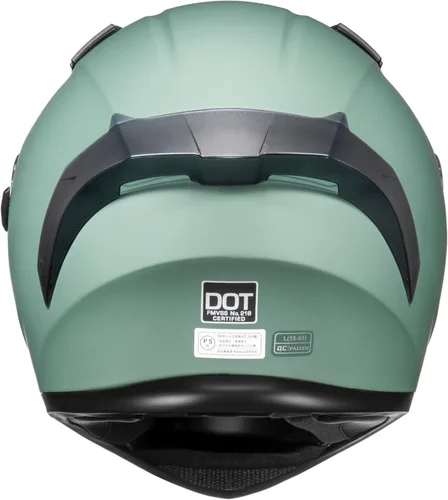 Miniatura 3 de KYPARA Casco de motocicleta de cara completa con visera interna tintada y aprobado por DOT para ciclomotor, ATV Cruiser Scooter