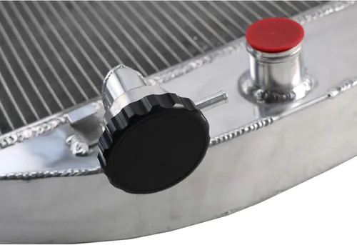Miniatura 8 de Radiador de aluminio de 3 filas para camioneta Chevy 1941-1946 V8 AT/MT 1942 1943 1944 1945 41 42 43 44 45 46