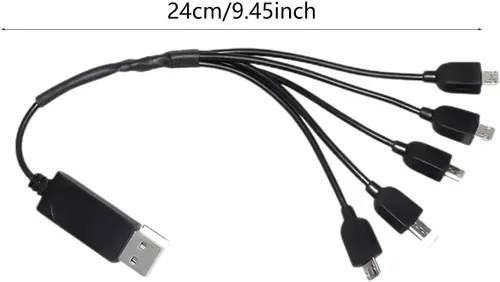 Miniatura 5 de Cable de carga para drones Recambios Fuerte Portátil Universal Drone Accesorios Quadcopter Parte para E525 S89 E88 E99 DIY Accs