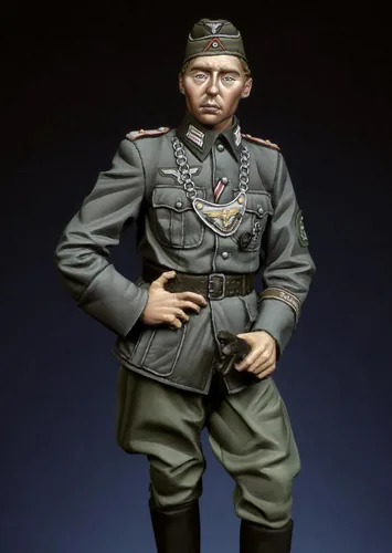 Miniatura 4 de Vallejo Conjunto de uniforme gris campo alemán, 0.6 fl oz