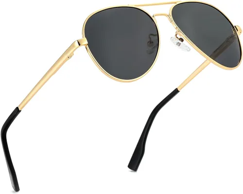 Miniatura 3 de Gafas de sol polarizadas de aviador pequeñas para niñas y niños de 4 a 16 años