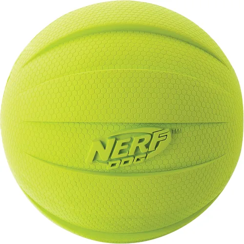 Miniatura 3 de Nerf Dog - Juguete de pelota de goma para perros con silbato, ligero, duradero y resistente al agua, diámetro de 4 pulgadas para razas medianas