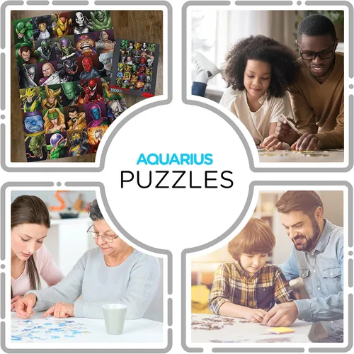 Miniatura 4 de AQUARIUS Marvel Puzzle Superheroes (rompecabezas de 1000 piezas) – Mercancía y coleccionables con licencia oficial de Marvel, sin deslumbramiento