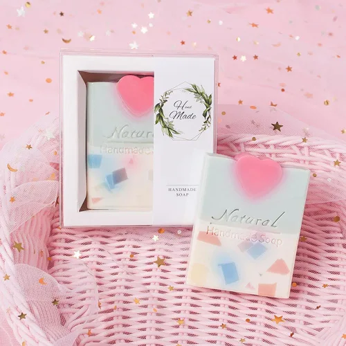 Miniatura 5 de Molde de jabón de silicona con columna de tubo de corazón EchoDone, molde de jabón en forma de corazón, suministros para hacer jabón, herramienta