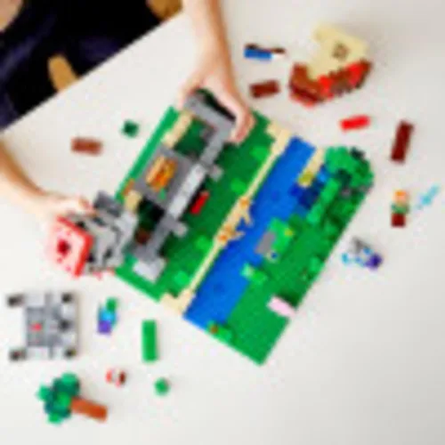 Miniatura 6 de LEGO Minecraft The Crafting Box 3.0 21161 Minecraft - Juguete de construcción de ladrillos y minifiguras, juego de construcción de castillo