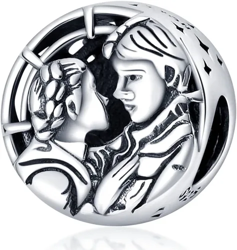 Miniatura 4 de LIGHTDOG Dijes de plata de ley 925 para pulseras Pandora, collar con colgante de circonita 5A, cuentas de joyería de regalo para el día de la madre